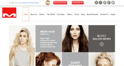 Desktop Screenshot of mowhair.com.au